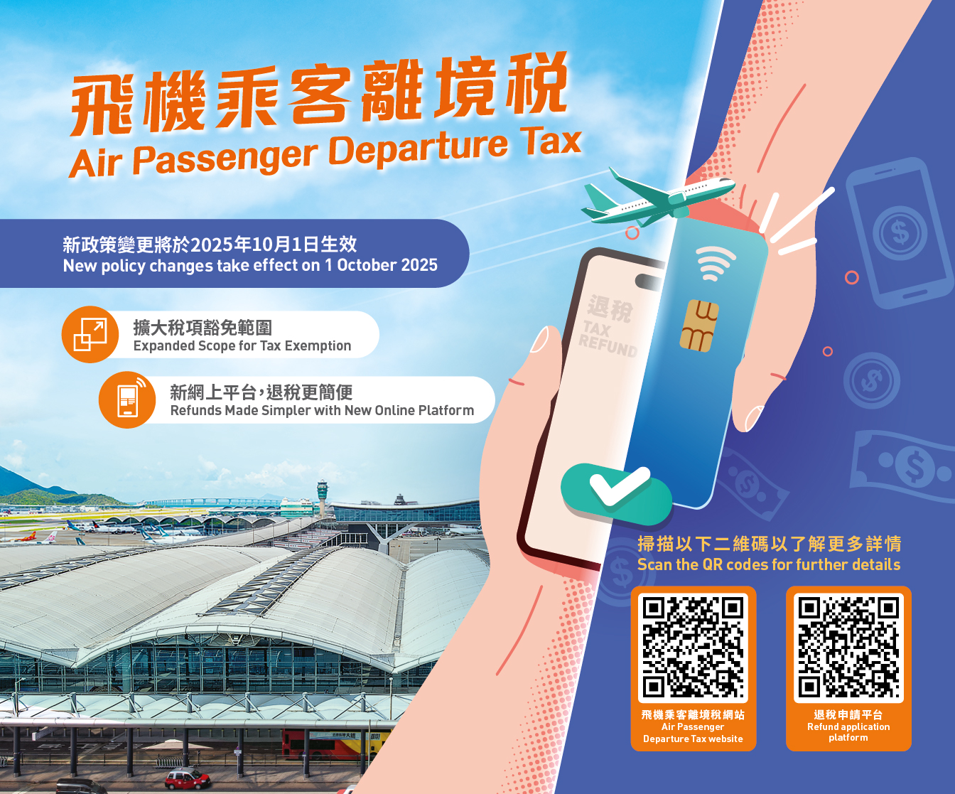 Air Passenger Departure Tax Exemption